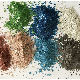 Colored Mica Flakes